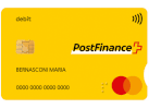 PostFinance Card mit Debit Mastercard